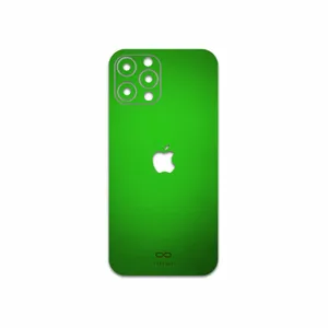 MAHOOT Metallic-Green Cover Sticker for Apple iPhone 12 Pro Max