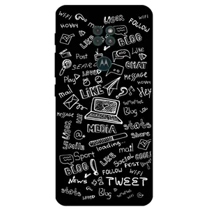 Megafone Social Media 1898 Cover For Motorola Moto G9 / G9 Play