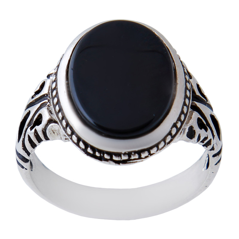 انگشتر نقره مردانه بازرگانی میلادی کد AM_844