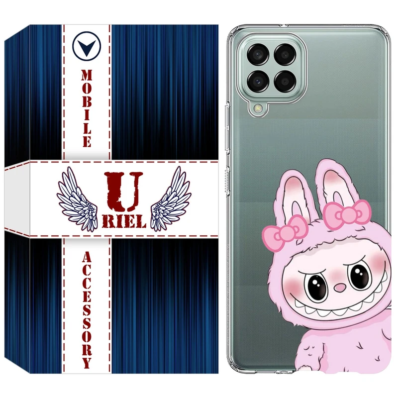 کاور یوریل مدل Clear کد 118 طرح لبوبو Labubu مناسب برای گوشی موبایل سامسونگ Galaxy M33