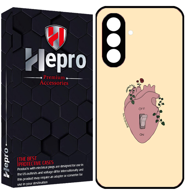 کاور هپرو طرح قلب کد Dimo-306 مناسب برای گوشی موبایل سامسونگ Galaxy A24