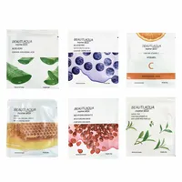 ماسک صورت بیوتی آکوا مدل آبرسان وزن 25 گرم بسته 6 عددی