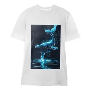 تیشرت آستین کوتاه مردانه مدل نهنگ