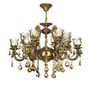 لوستر 12 شعله چشمه نور کد S3594/6+6-AO