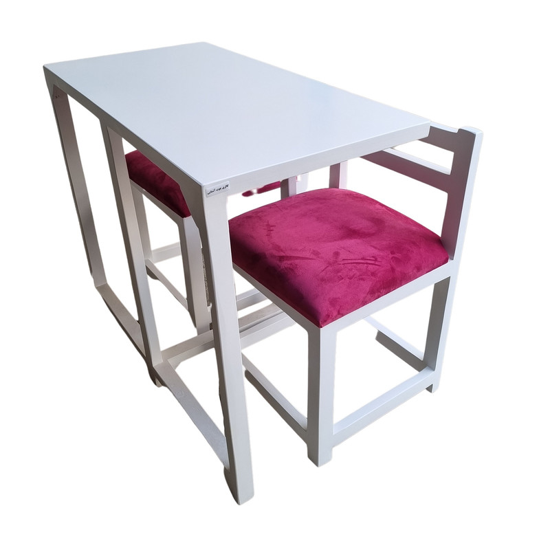 میز و صندلی ناهارخوری 2 نفره گالری چوب آشنایی مدل 777