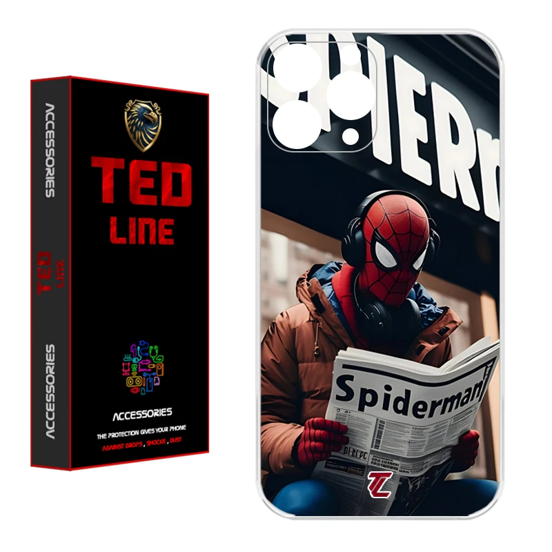 کاور تدلاین طرح مردعنکبوتی کد 1167 مناسب برای گوشی موبایل اپل Iphone 11 Pro Max