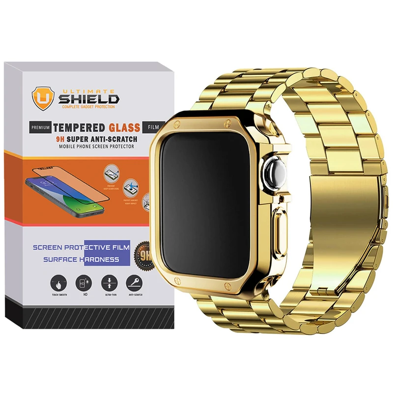 بند آلتیمیت شیلد مدل 3Bid-Cover-UL مناسب برای اپل واچ Series 1 Aluminum 42 / Series 2 42mm / Series 3 42mm به همراه کاور