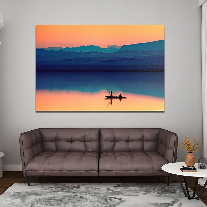 تابلو شاسی مدل غروب رودخانه کد RA11-0016