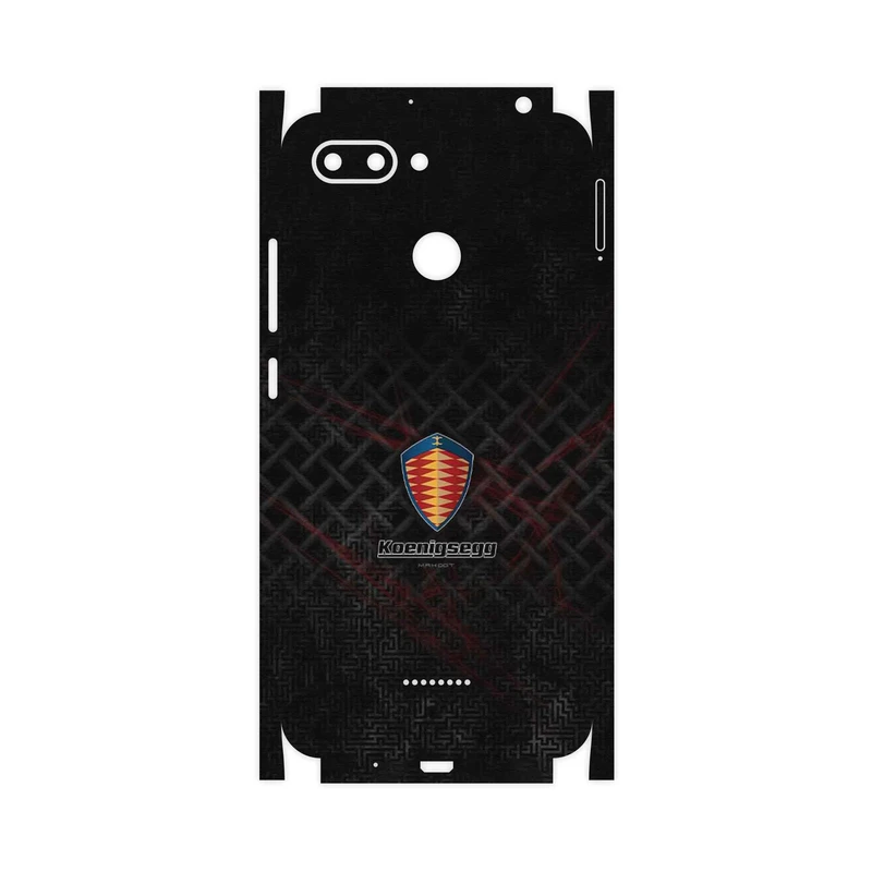 برچسب پوششی ماهوت مدل Koenigsegg Automotive AB-FullSkin مناسب برای گوشی موبایل شیائومی Redmi 6