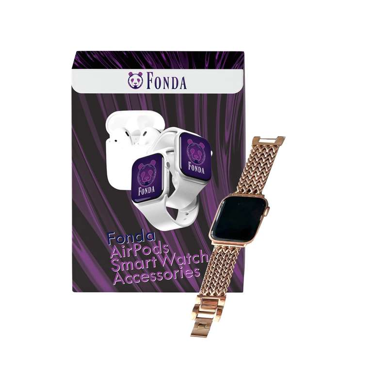 بند فوندا مدل cartier luxry مناسب برای اپل واچ 38/40 میلیمتری