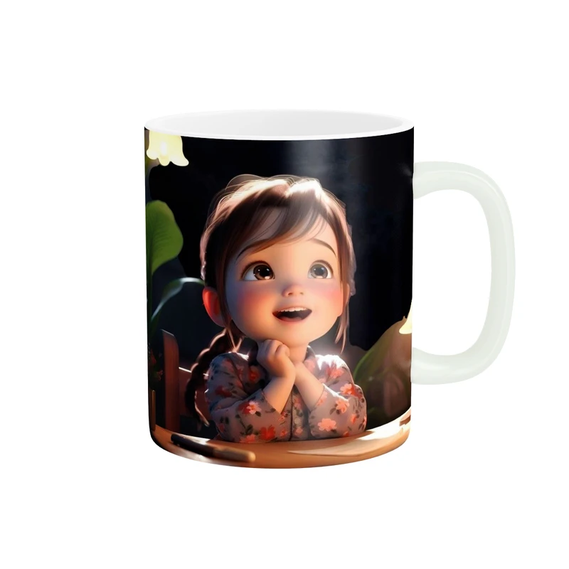 ماگ پاد آفرین مدل دخترانه کد 66