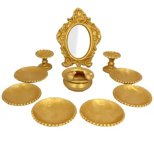 مجموعه ظروف هفت سین 10 پارچه طرح لب کنگره