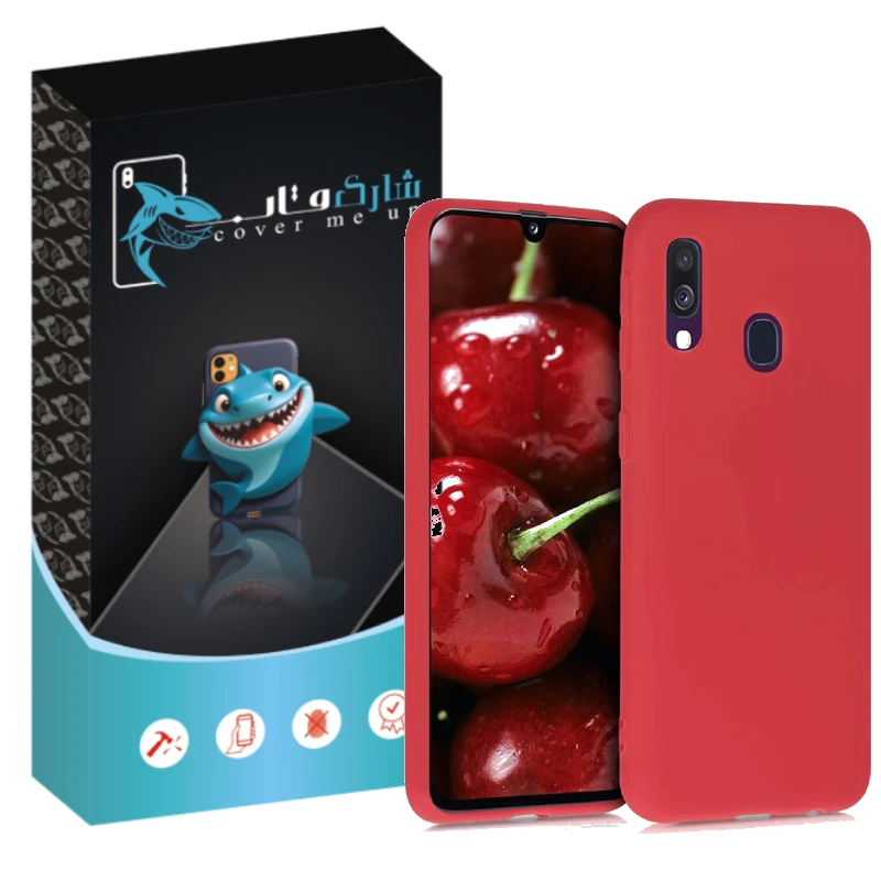کاور شارک قاب مدل SILIK ORG مناسب برای گوشی موبایل سامسونگ Galaxy A20 / A30