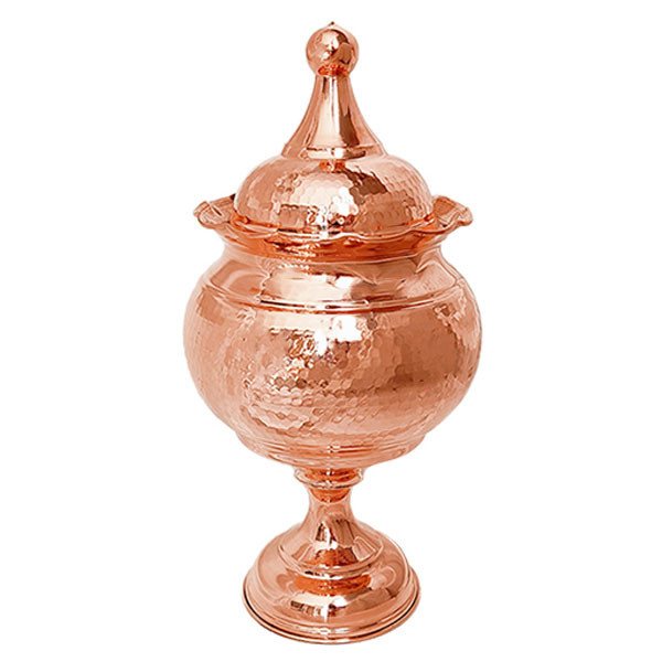 آجیل خوری مسی مدل لاله کد ZH282.2
