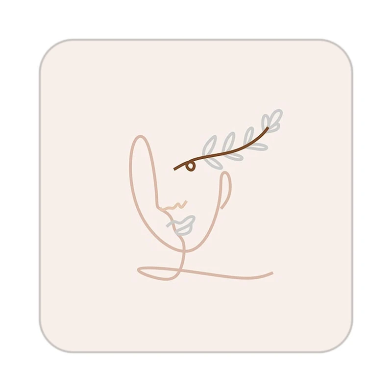 زیر لیوانی کاکتی طرح عاشقانه مدل mp38913