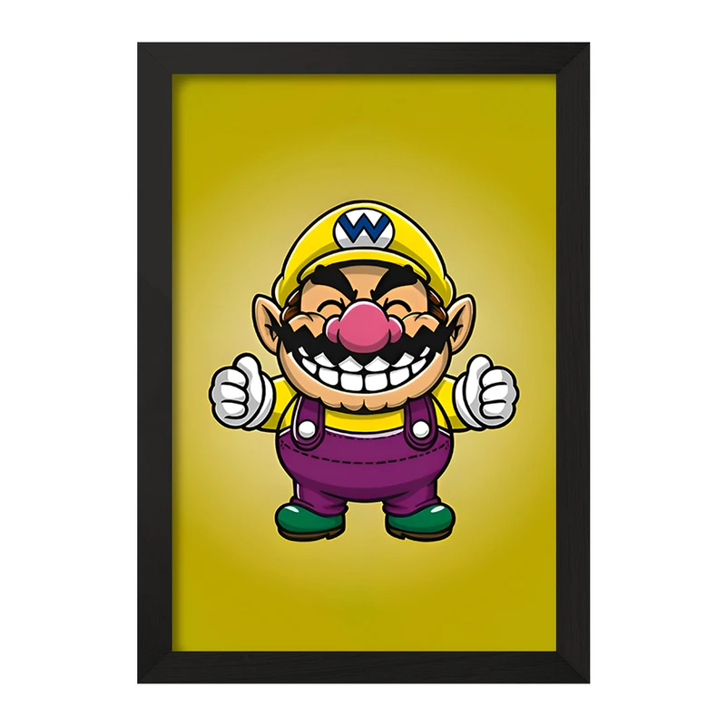 تابلو خندالو مدل واریو سوپر ماریو (Super Mario) کد F9430