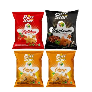 اسنک سویق پفی چهار جوانه پف استار - 50 گرم بسته 4 عددی