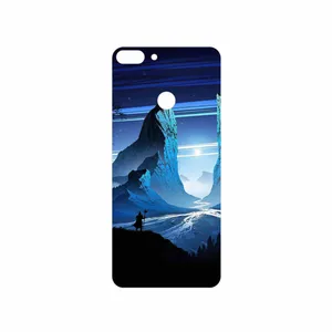 MAHOOT Blue Mountains Digital Art Cover Sticker for Huawei P Smart
