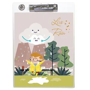 تخته شاسی طه چوب  مدل A boy in the rain01 سایز A4