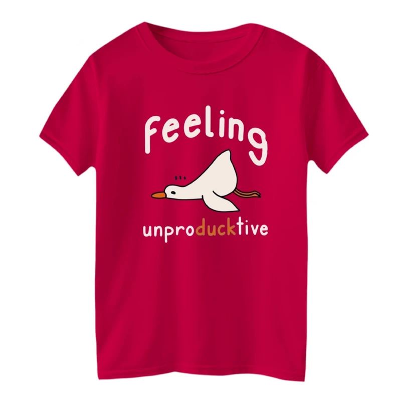 تی شرت آستین کوتاه بچگانه مدل احساسات اردک