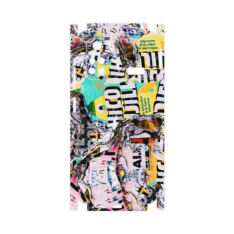 برچسب پوششی ماهوت مدل Collage of Teared Paper-FullSkin مناسب برای گوشی موبایل شیائومی Poco M4 Pro 4G