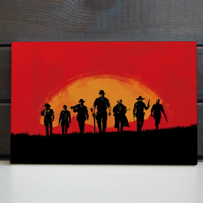 تابلو شاسی مدل Red Dead Redemption 2 کد 9