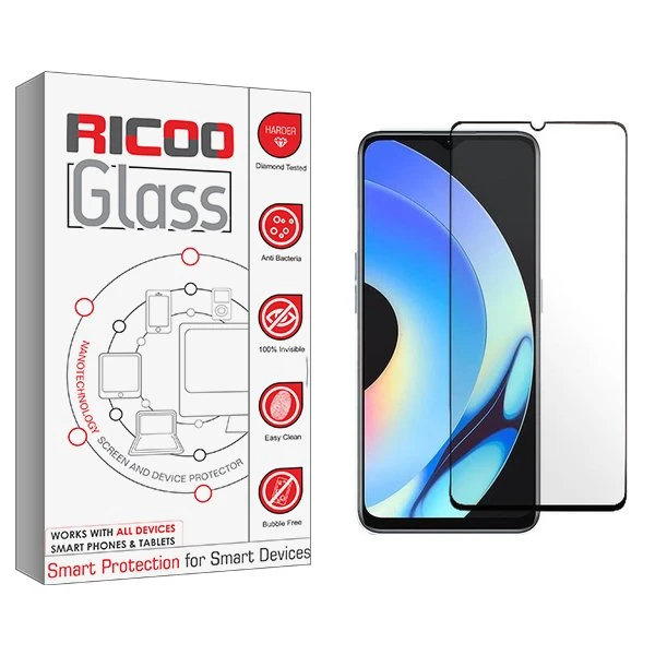 محافظ صفحه نمایش شیشه ای ریکو مدل RiC2 مناسب برای گوشی موبایل ریلمی 10s