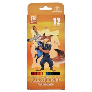 مداد رنگی 12 رنگ مدل zootopia