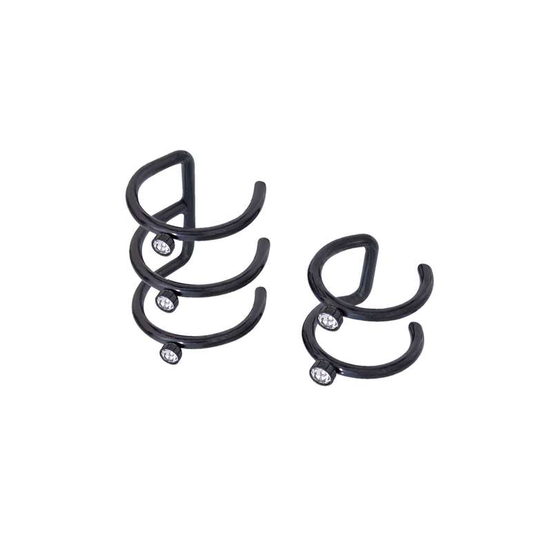 پیرسینگ گوش زنانه پایتخت مدل PS833 مجموعه 2 عددی