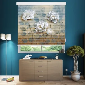 پرده زبرا زیو مدل 3D-1120 سایز 100x150 سانتی متر