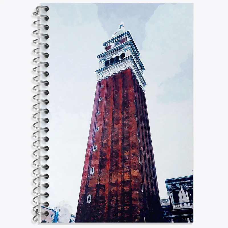 دفتر لغت 50 برگ خندالو طرح برج کد F1169