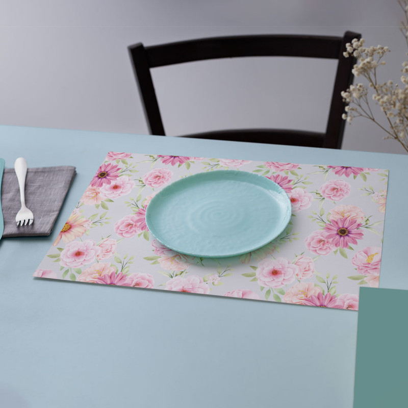 زیربشقابی مدل گلدار کد F2ZI1001 مجموعه شش عددی