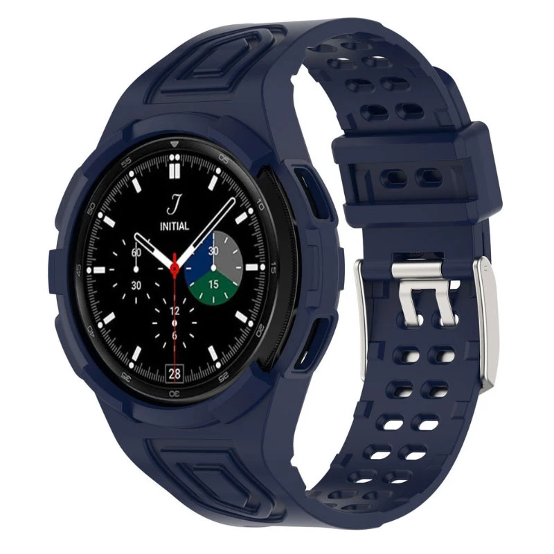 بند مدل Transparent Case and Band مناسب برای ساعت هوشمند سامسونگ Galaxy Watch 4 Classic 46mm به همراه کاور 