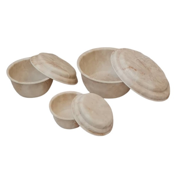 ظرف نگهدارنده مدل ماربل مجموعه 3 عددی