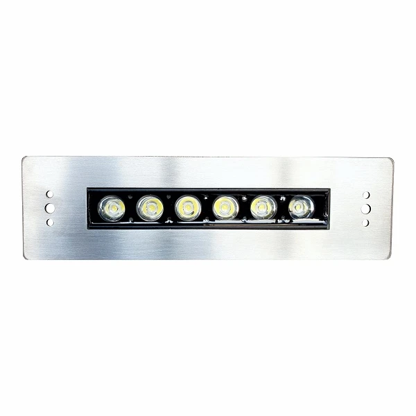 چراغ استخری 18 وات استیل لدمن مدل مستطیل فول کالر کد 18STRGB