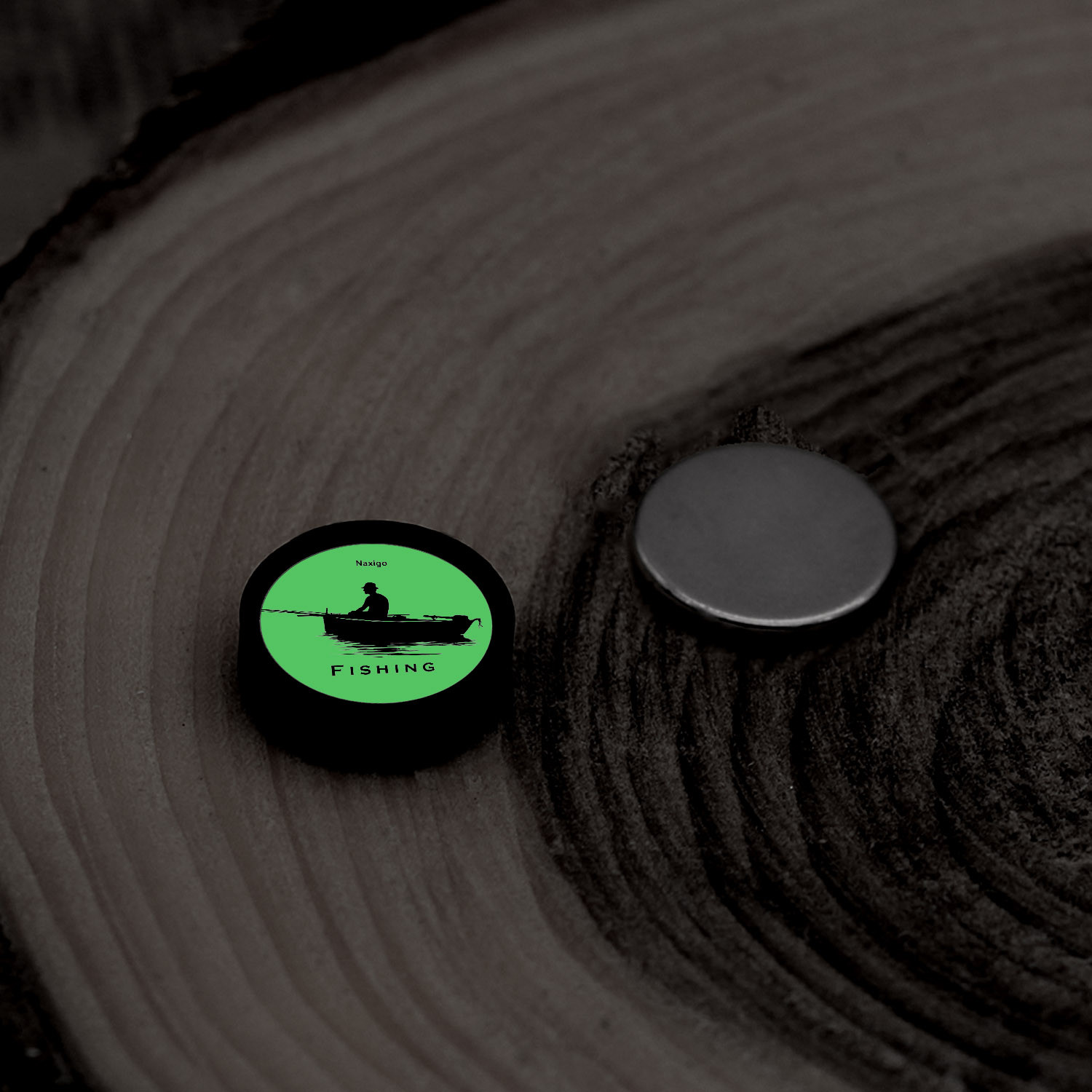 پیرسینگ گوش ناکسیگو مدل شب تاب طرح ماهیگیری کد PM6598