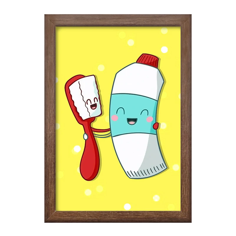 تابلو خندالو طرح دندان و دندانپزشکی کودکانه کد 27749