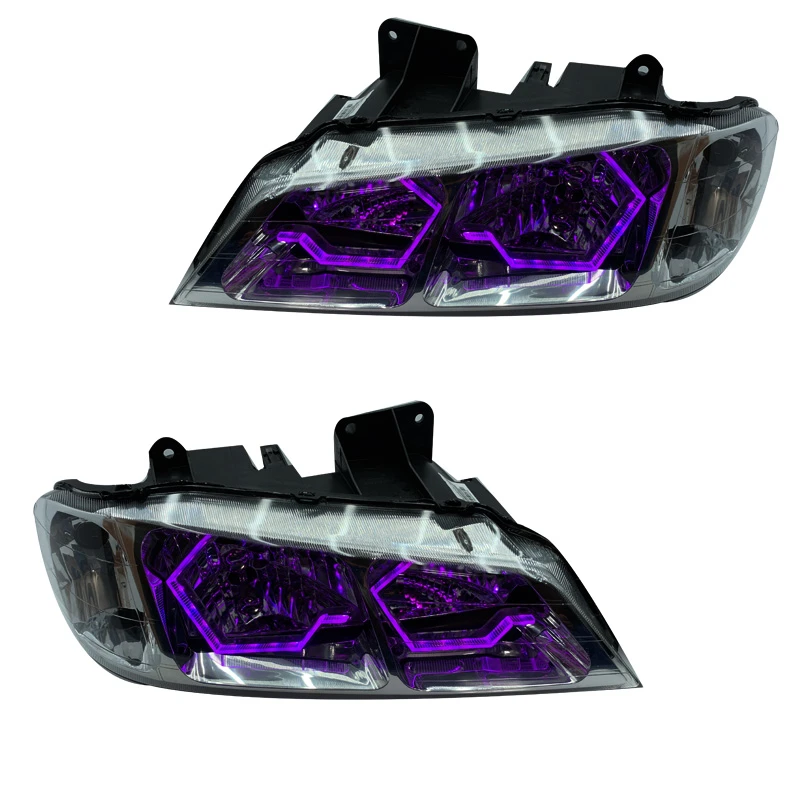 چراغ جلو خودرو گروه پژوهش صنعت مدرن مدل 3D-i8-Purp مناسب برای پژو پارس بسته دو عددی