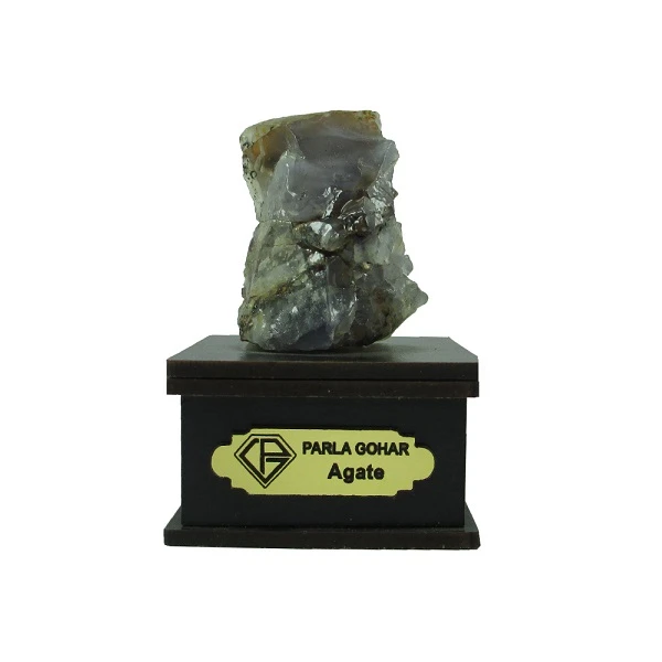 سنگ راف عقیق پارلا گوهر کد 6257