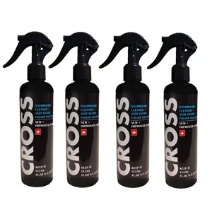 اسپری تمیز کننده و براق کننده داشبورد خودرو کراس مدل CR-250P2 حجم 250 میلی لیتر مجموعه 4 عددی