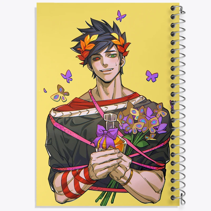 دفتر ژورنال نویسی 50 برگ خندالو مدل نقطه ای طرح بازی هادس (Hades) کد 32843