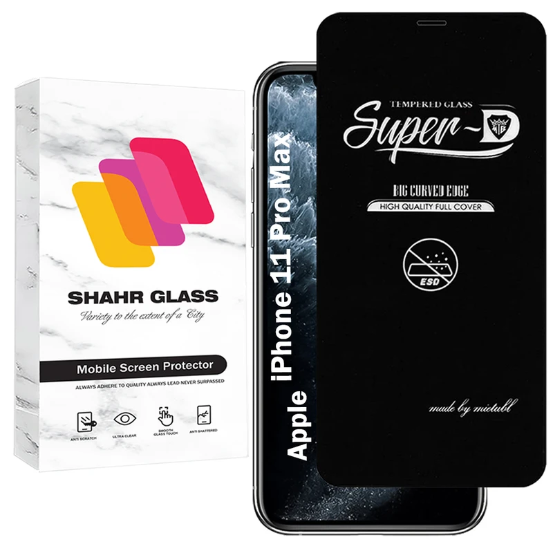 محافظ صفحه نمایش شهر گلس مدل SUPERDNSH مناسب برای گوشی موبایل اپل iPhone 11 Pro Max