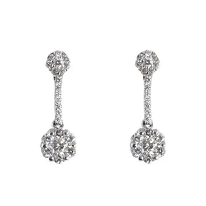 گوشواره طلا 18 عیار زنانه مدل 11337