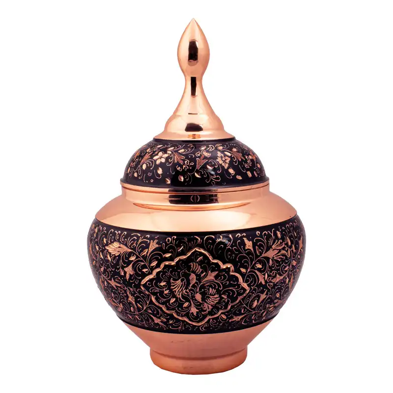 شکلات خوری مسی مدل الماس تراش کد sib-02