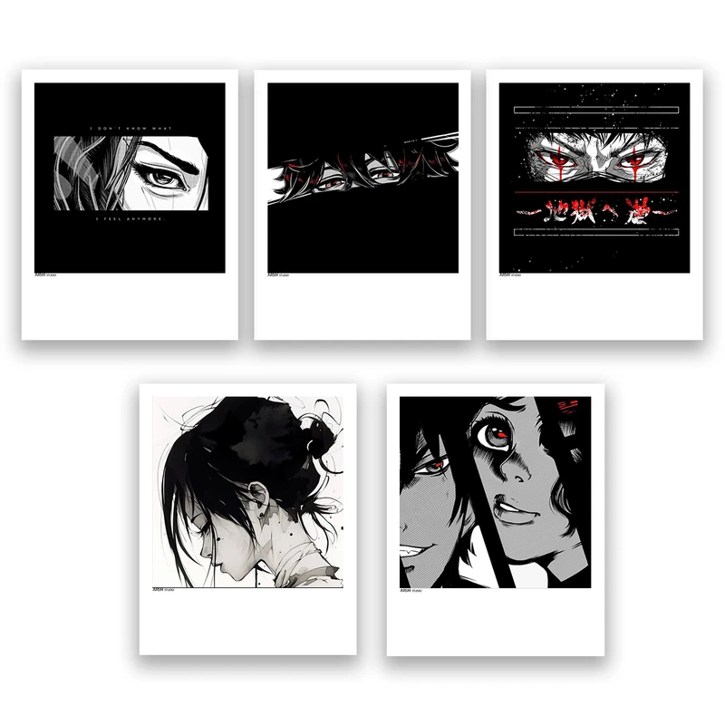 آویز تزیینی عرش مدل انیمه کد Asa495 مجموعه پنچ عددی