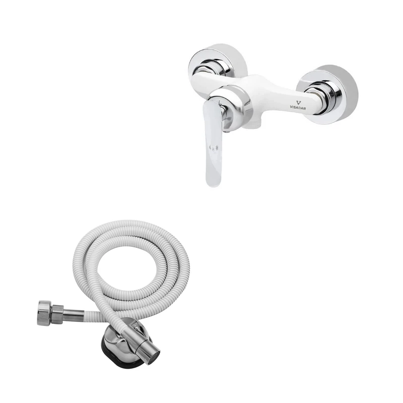 شیر سرویس بهداشتی ویسادار مدل هرمس به همراه شلنگ