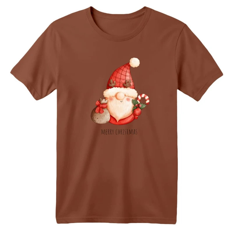 تی شرت آستین کوتاه بچگانه مدل بابانوئل کریسمس کد 47