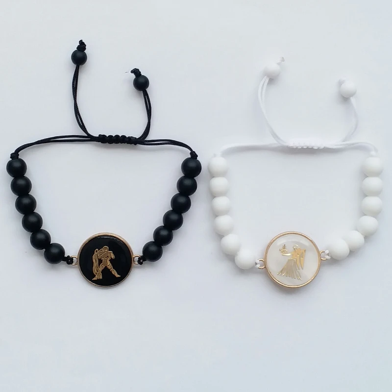 دستبند مدل ماه تولد شهریور و بهمن F80 مجموعه 2 عددی