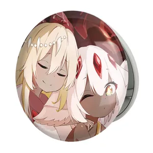 آینه جیبی خندالو طرح ایرومیومی و فاپوتا انیمه ساخته شده در پرتگاه مدل تاشو کد 24359 