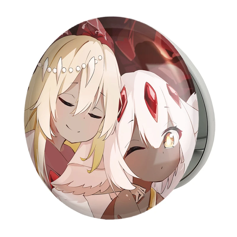 آینه جیبی خندالو طرح ایرومیومی و فاپوتا انیمه ساخته شده در پرتگاه مدل تاشو کد 24359 